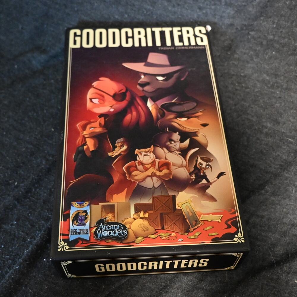 GoodCritters Board Game Arcane Wonders Party Card Bluff COMPLETE